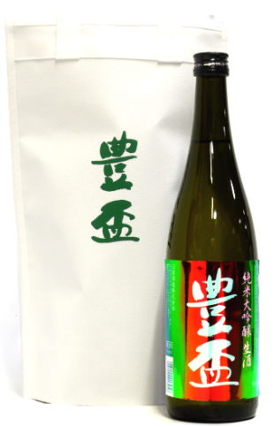 日本酒：豊盃 レインボーラベル 豊盃米 純米大吟醸 生酒／三浦酒造 
