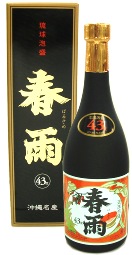 春雨 ブルー 琉球泡盛／宮里酒造所 ｜ 地酒サンマート